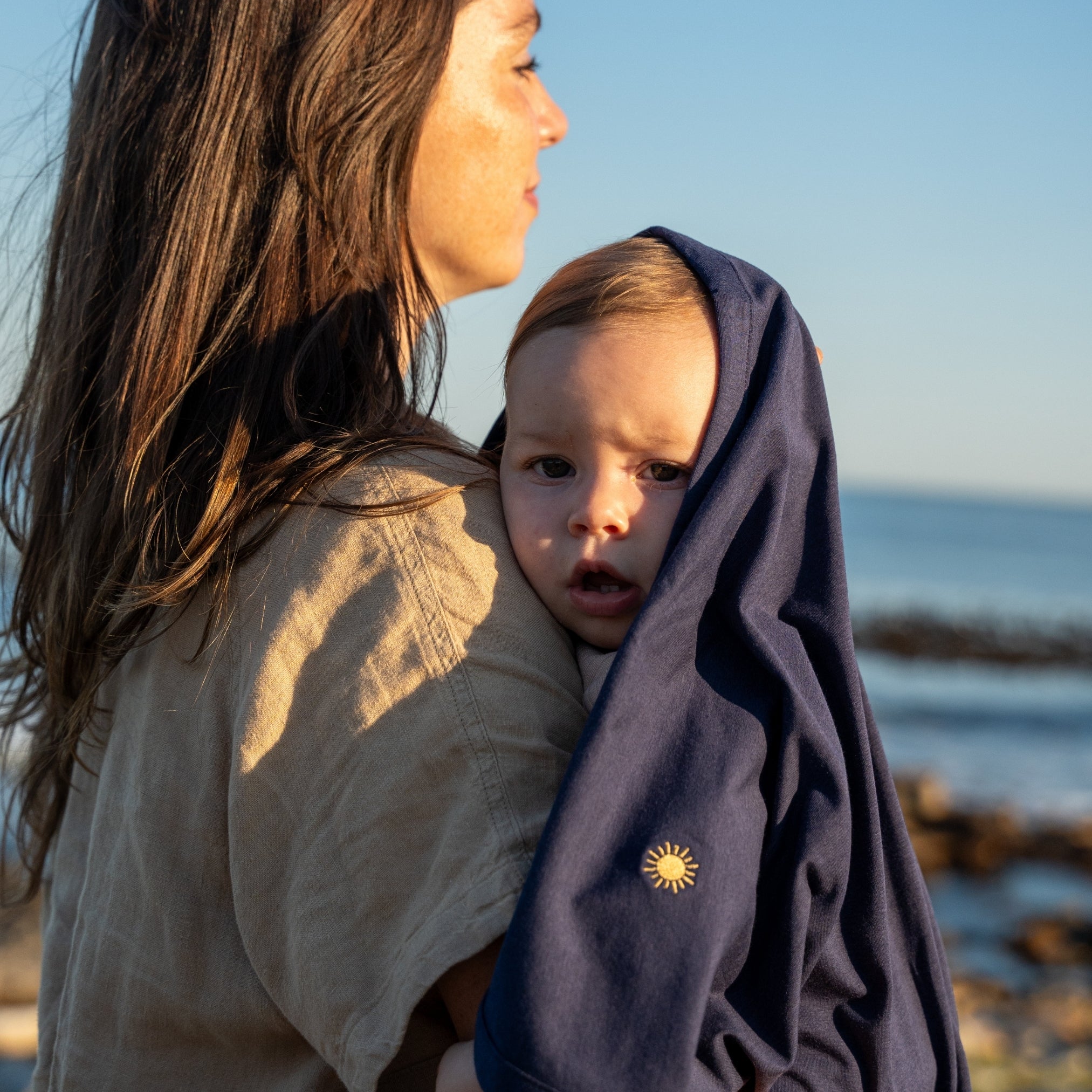 Couverture UV en Navy – UPF 50+