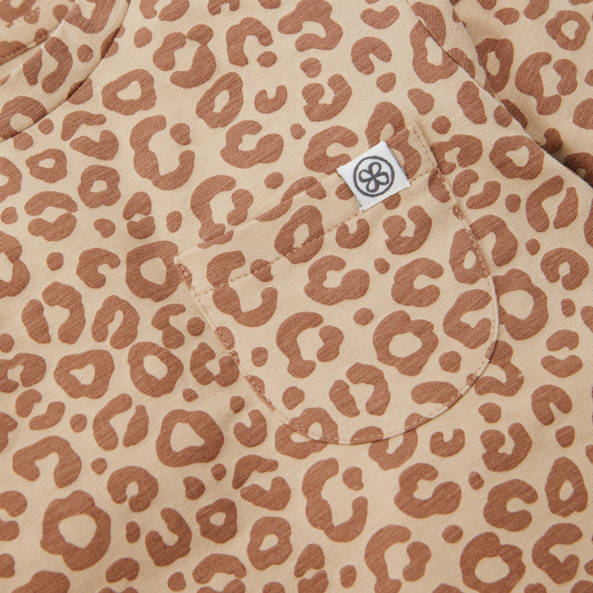 UPF50+ Top - Leopard Brown