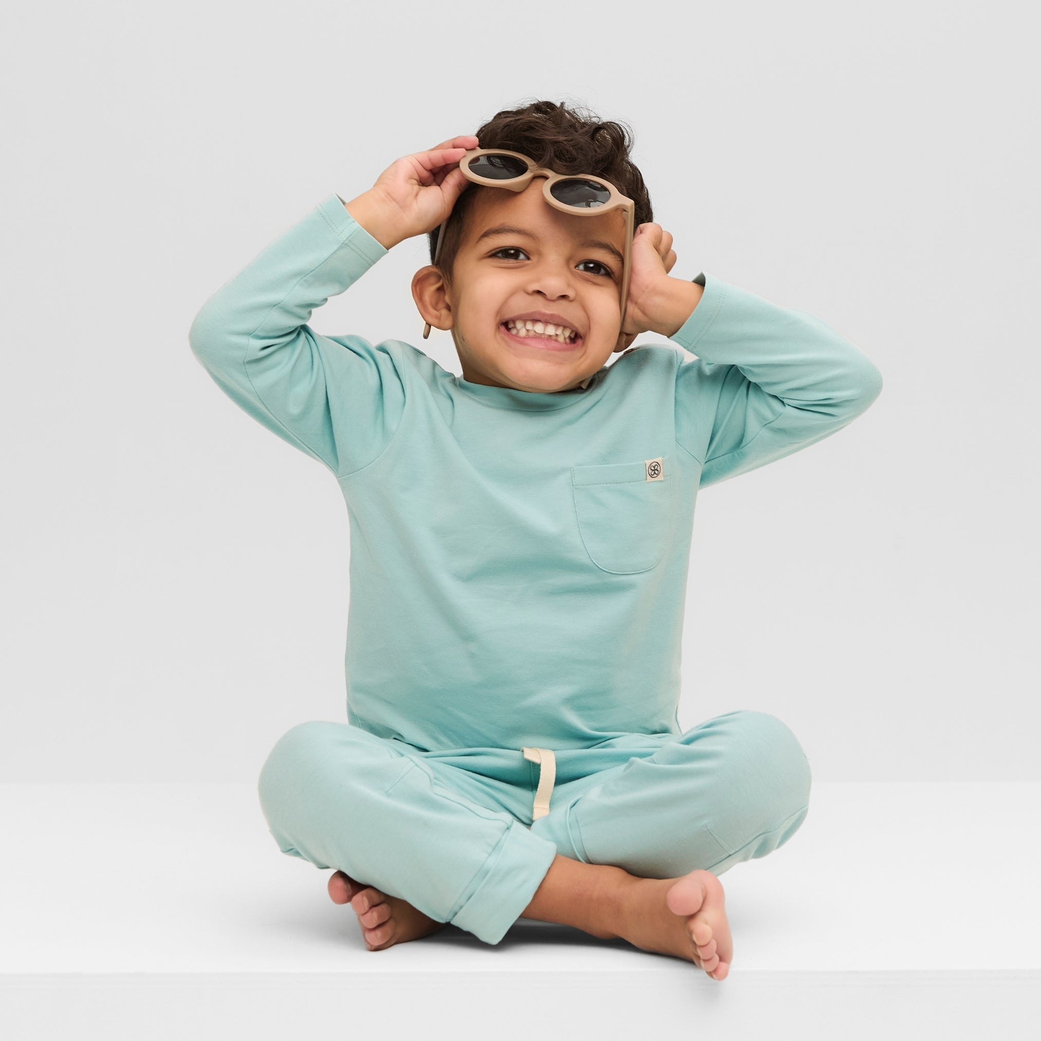 Jogginghose in Sea Blue – UPF 50+