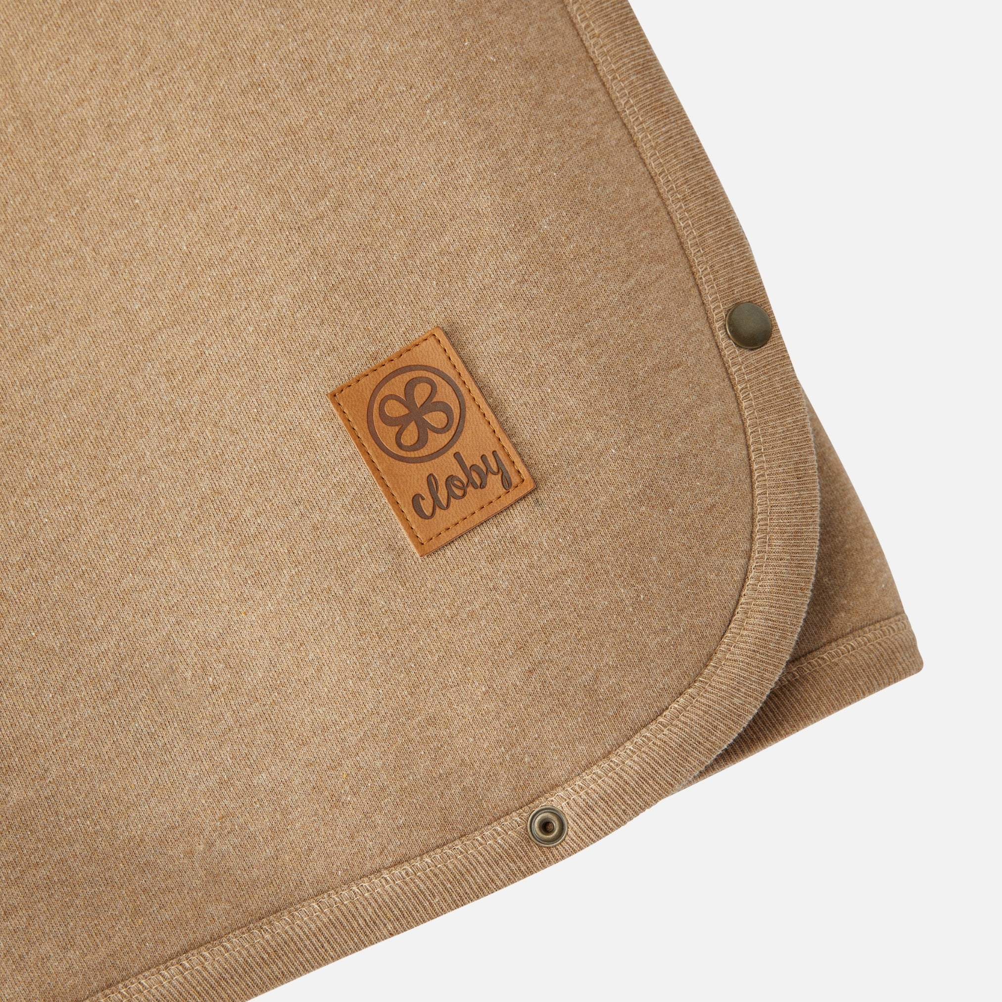 Details Cloby's Teddy deken in bruin