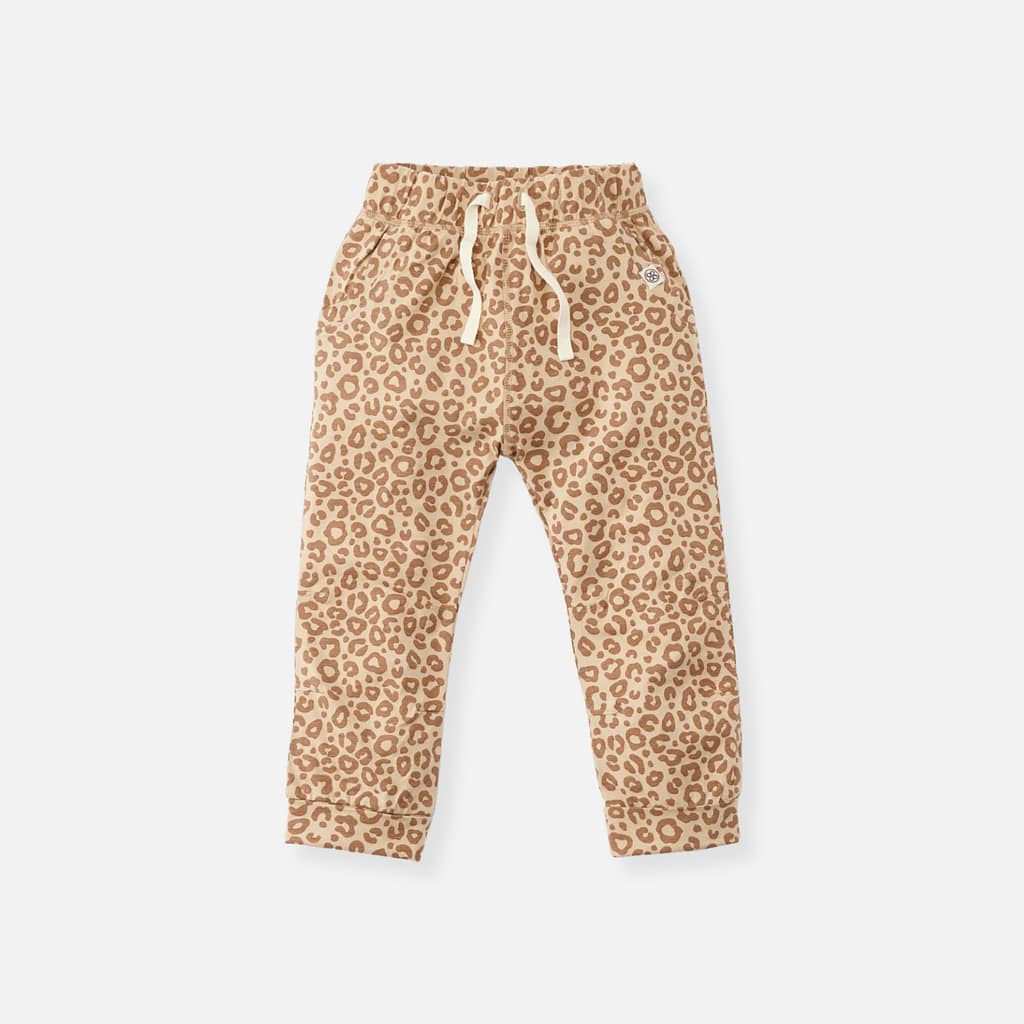 Jogginghose in Leopard Brown – UPF 50+