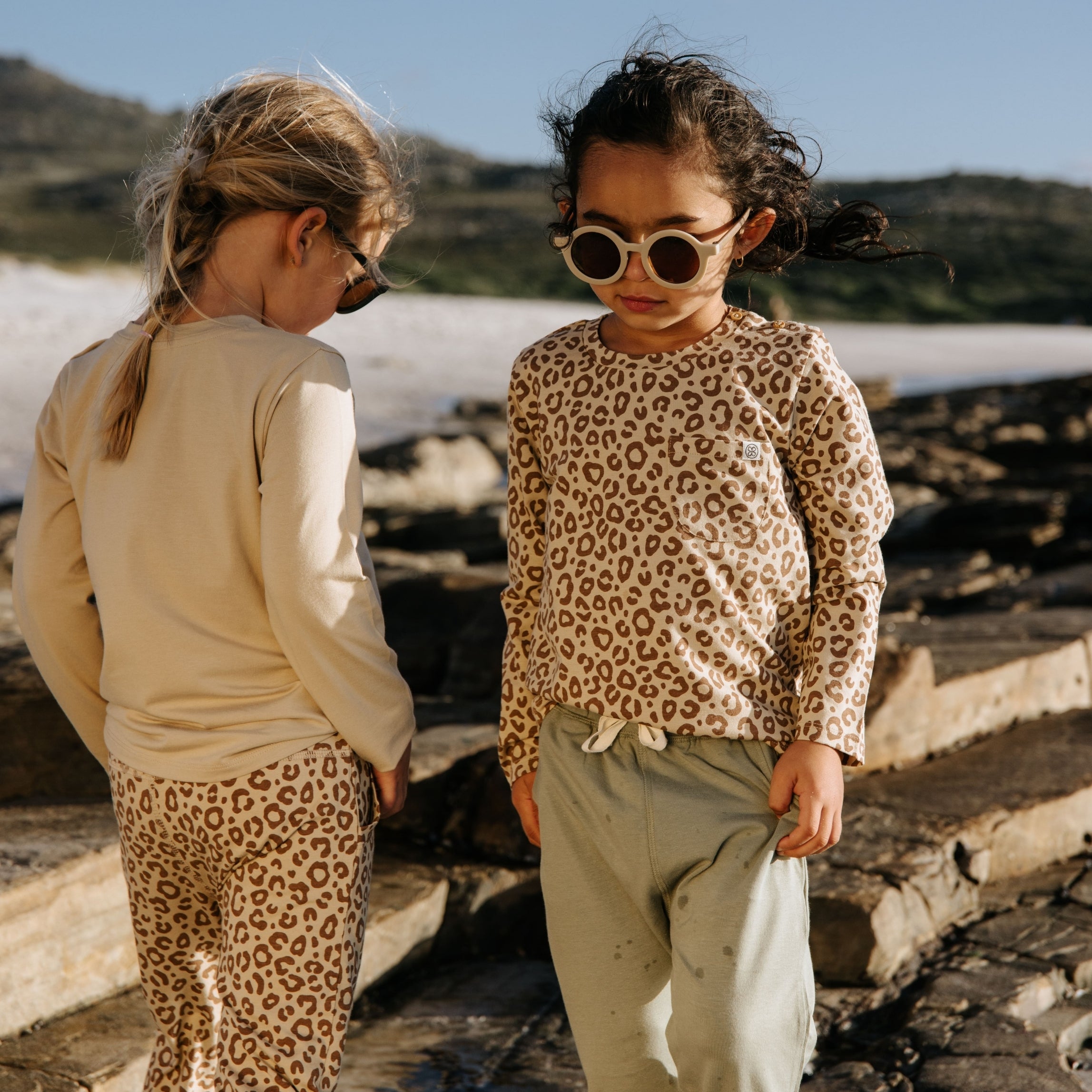 Longsleeve in Leopard Brown – UPF 50+