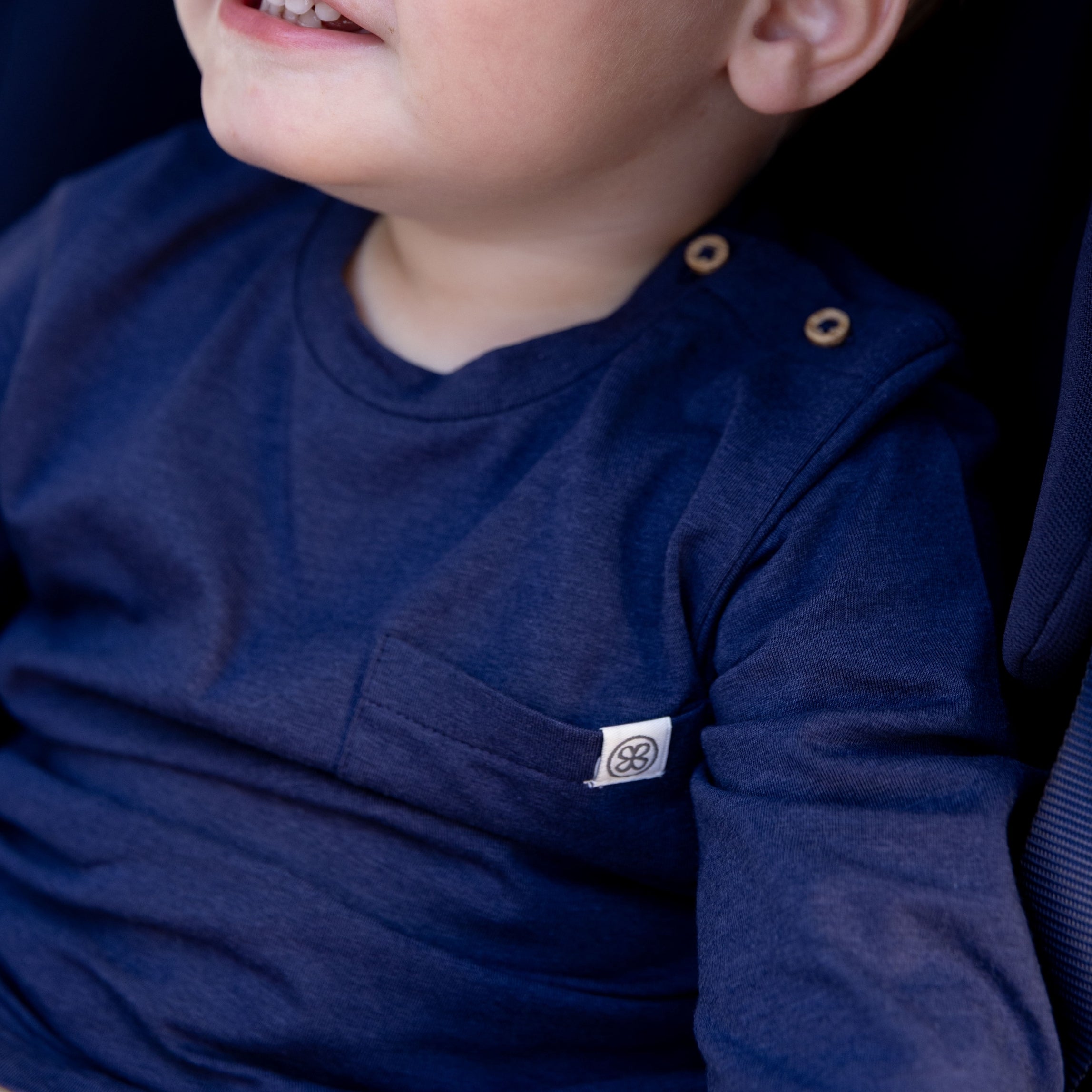 Langarmshirt in Navy Blue – UPF 50+