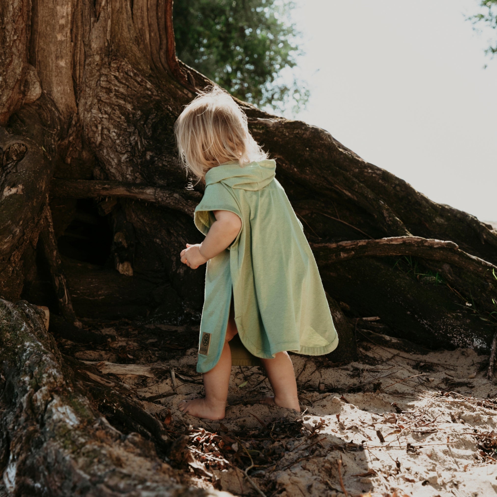 Olive Green UPF50+ Poncho