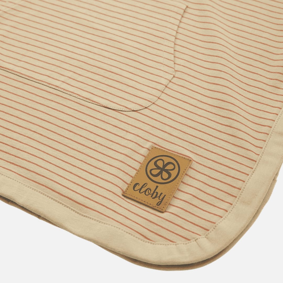 UV-Poncho in Sandy Beach/Spicy Ginger – UPF 50+