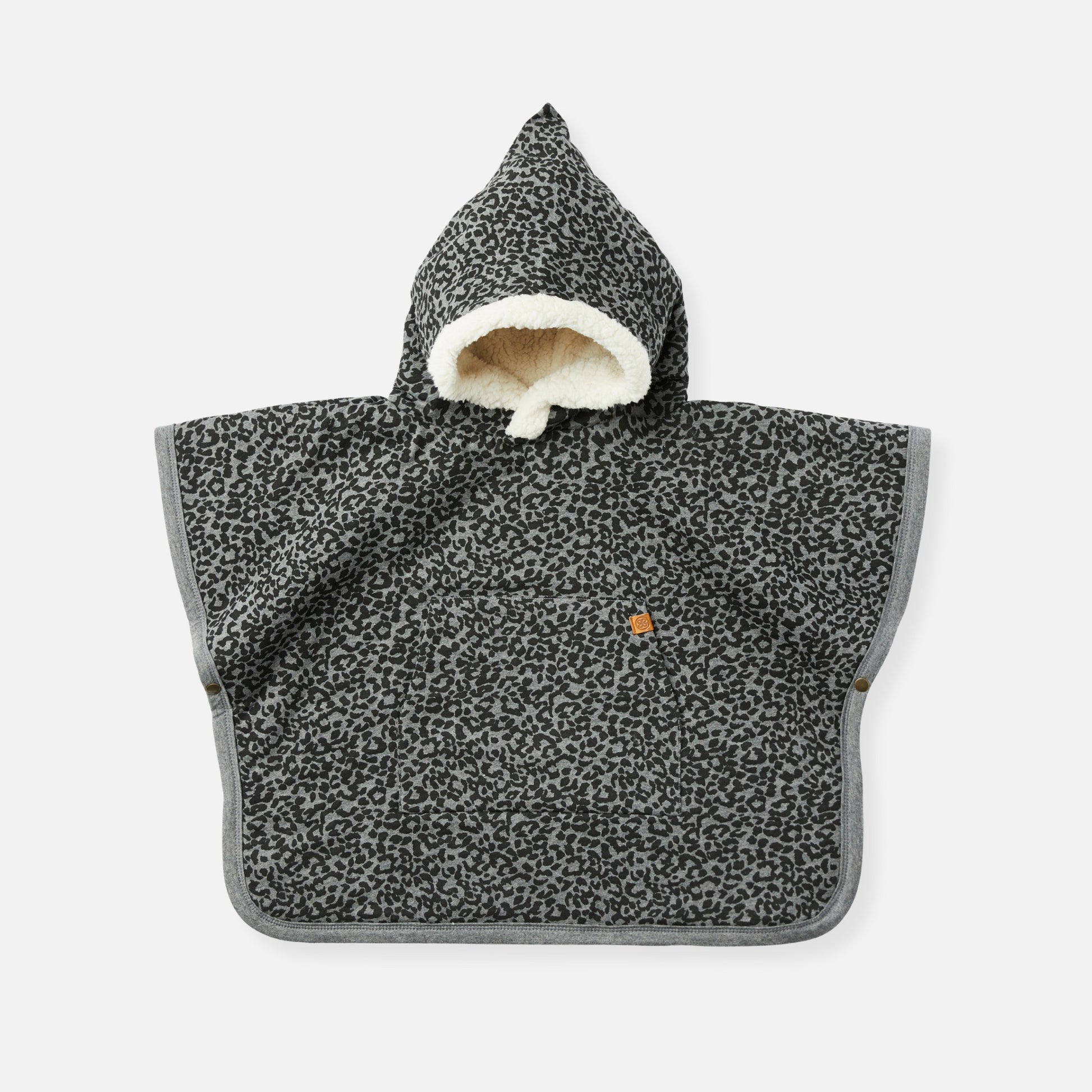 Cloby Teddy Poncho - Leopard