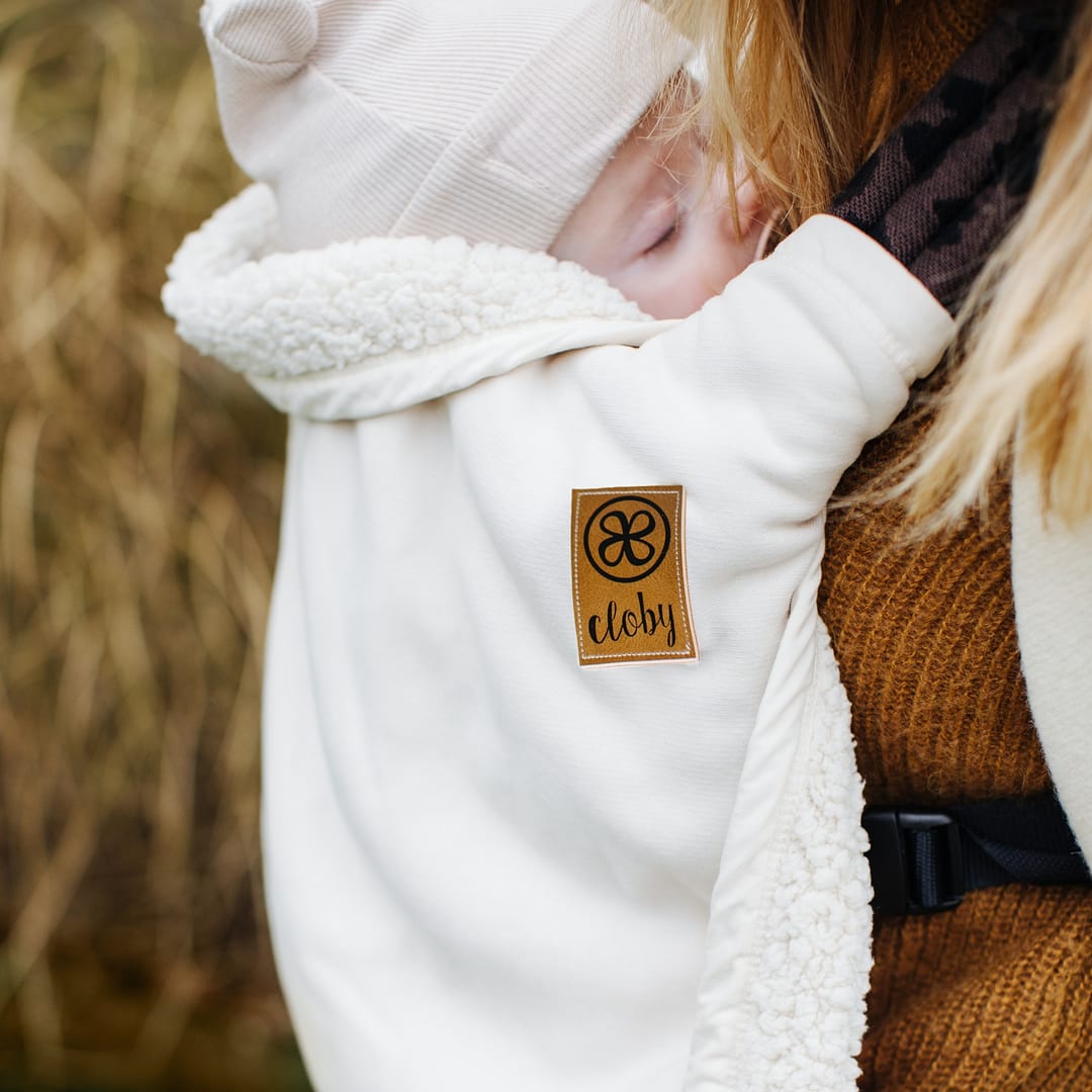 Teddy-Decke in Off-White