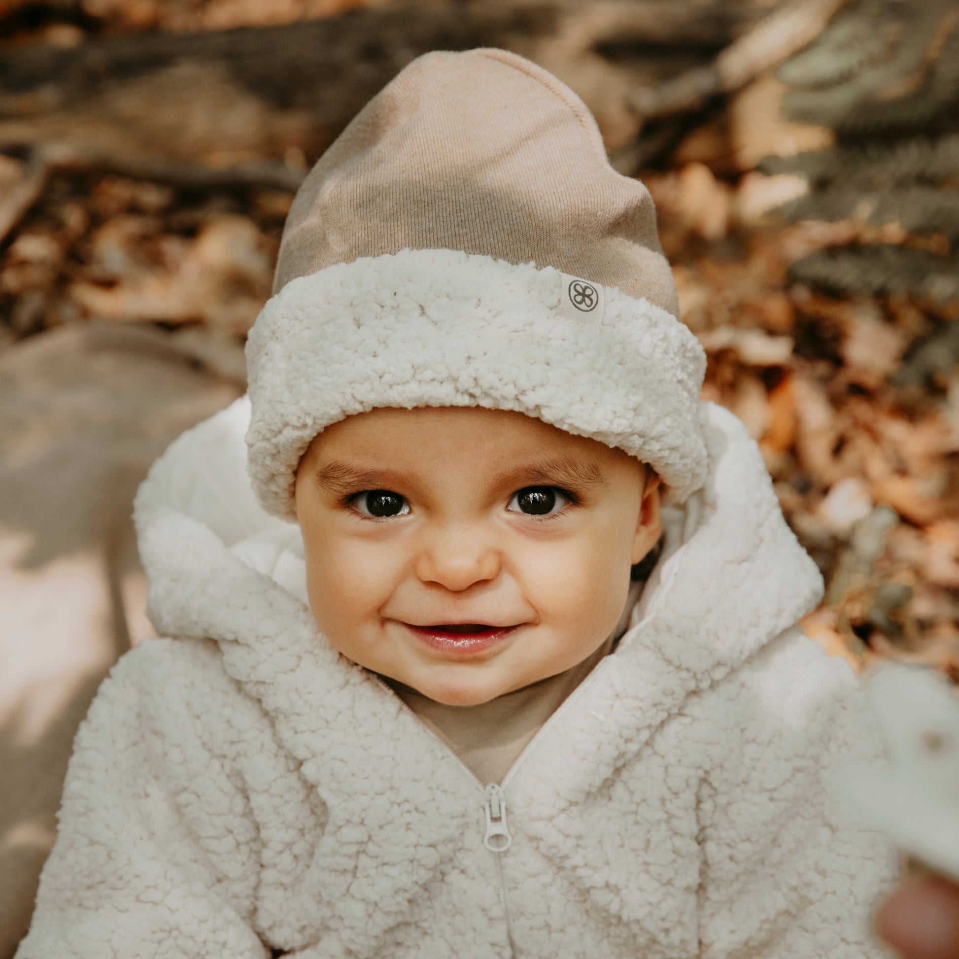 Omkeerbare Teddy Muts voor baby's