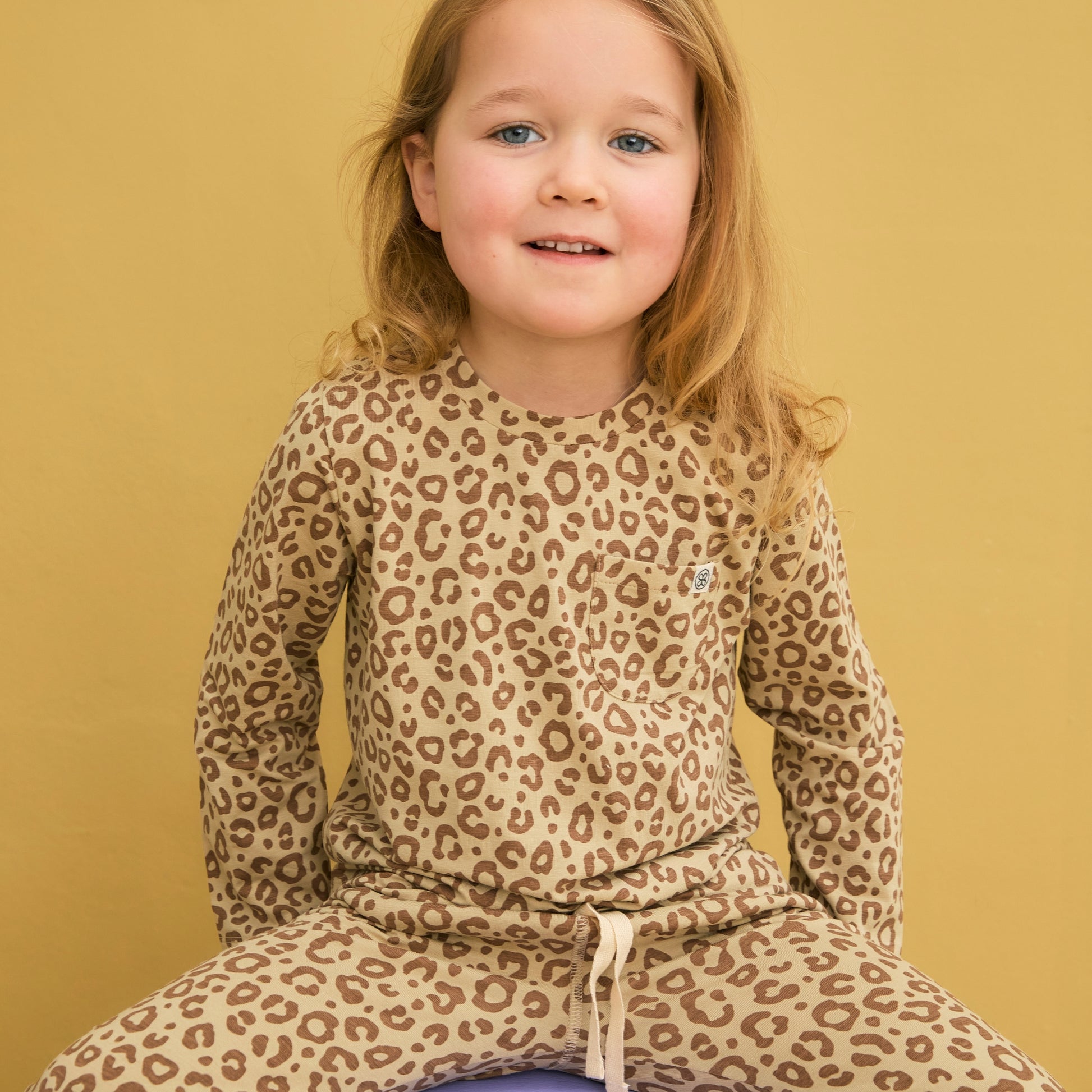 Longsleeve in Leopard Brown print - Cloby