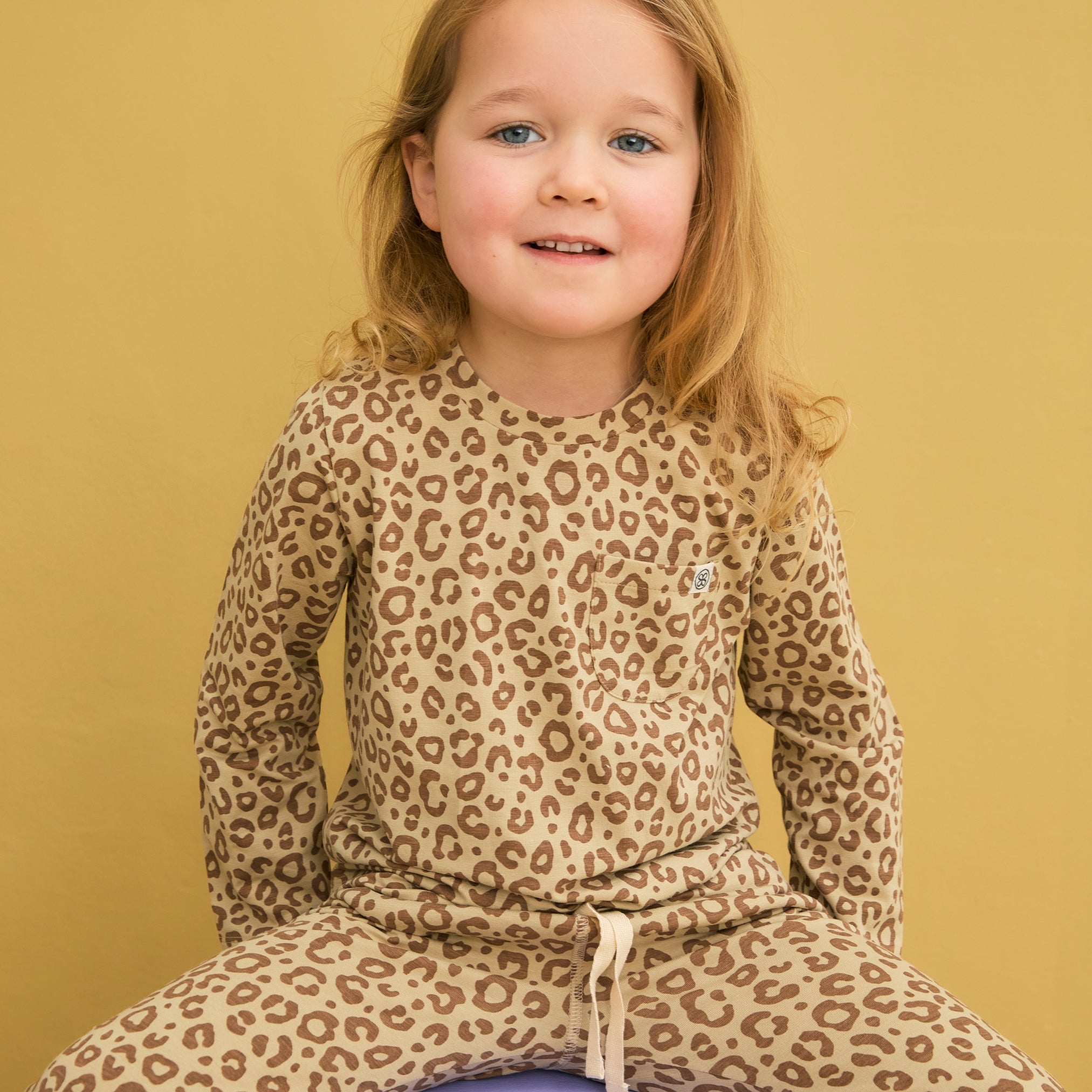 Longsleeve in Leopard Brown print - Cloby