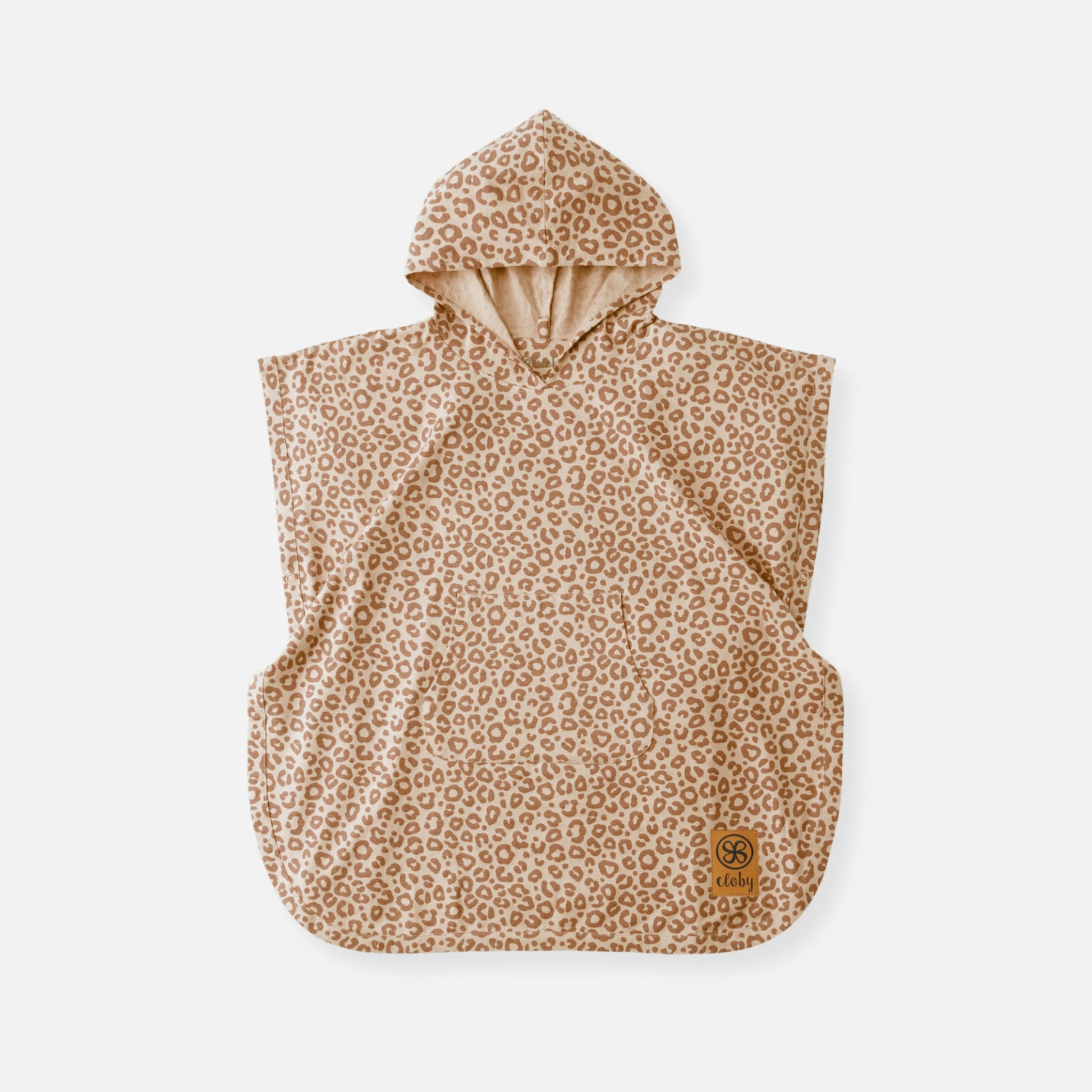 UV poncho in Leopard Brown