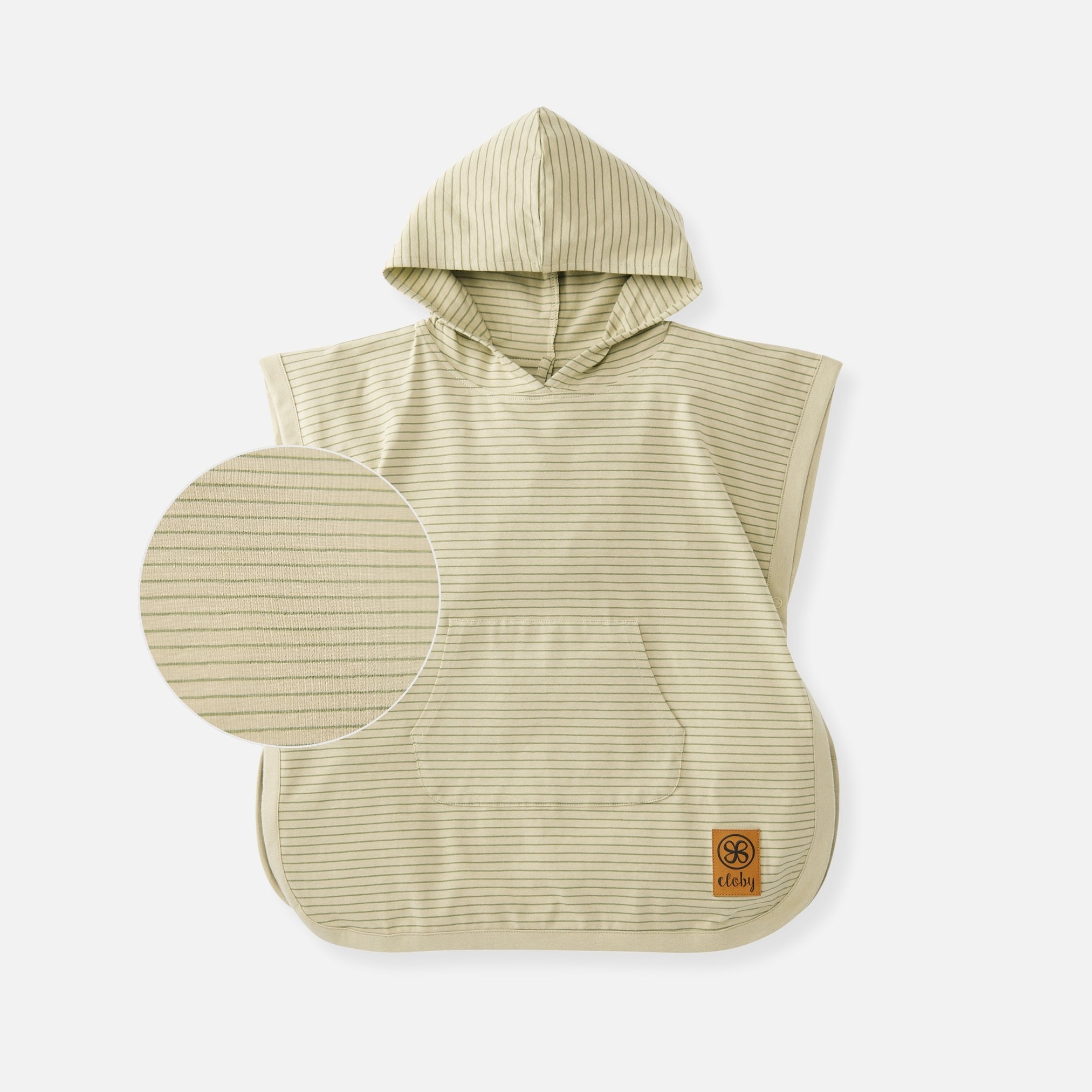 UV poncho in Sandy Beach / Olive Green