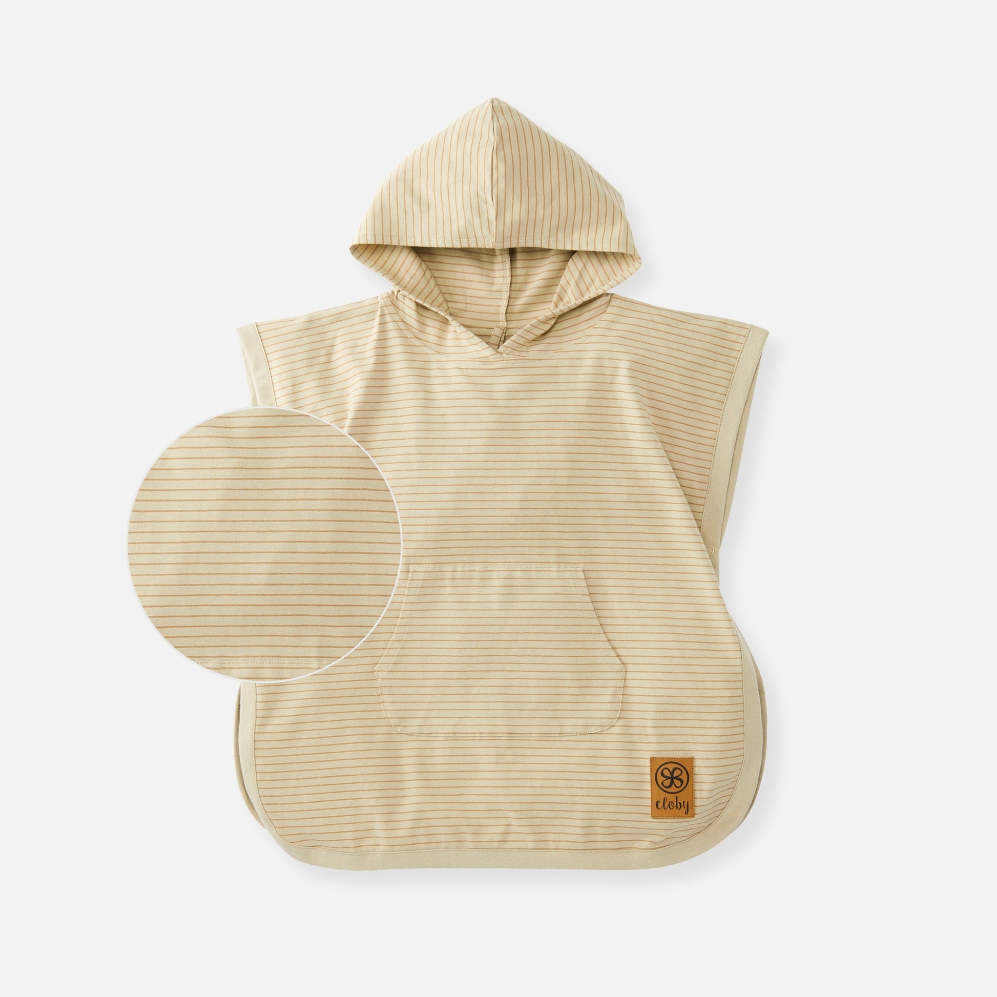 UV poncho in Sandy Beach / Peanut Brown