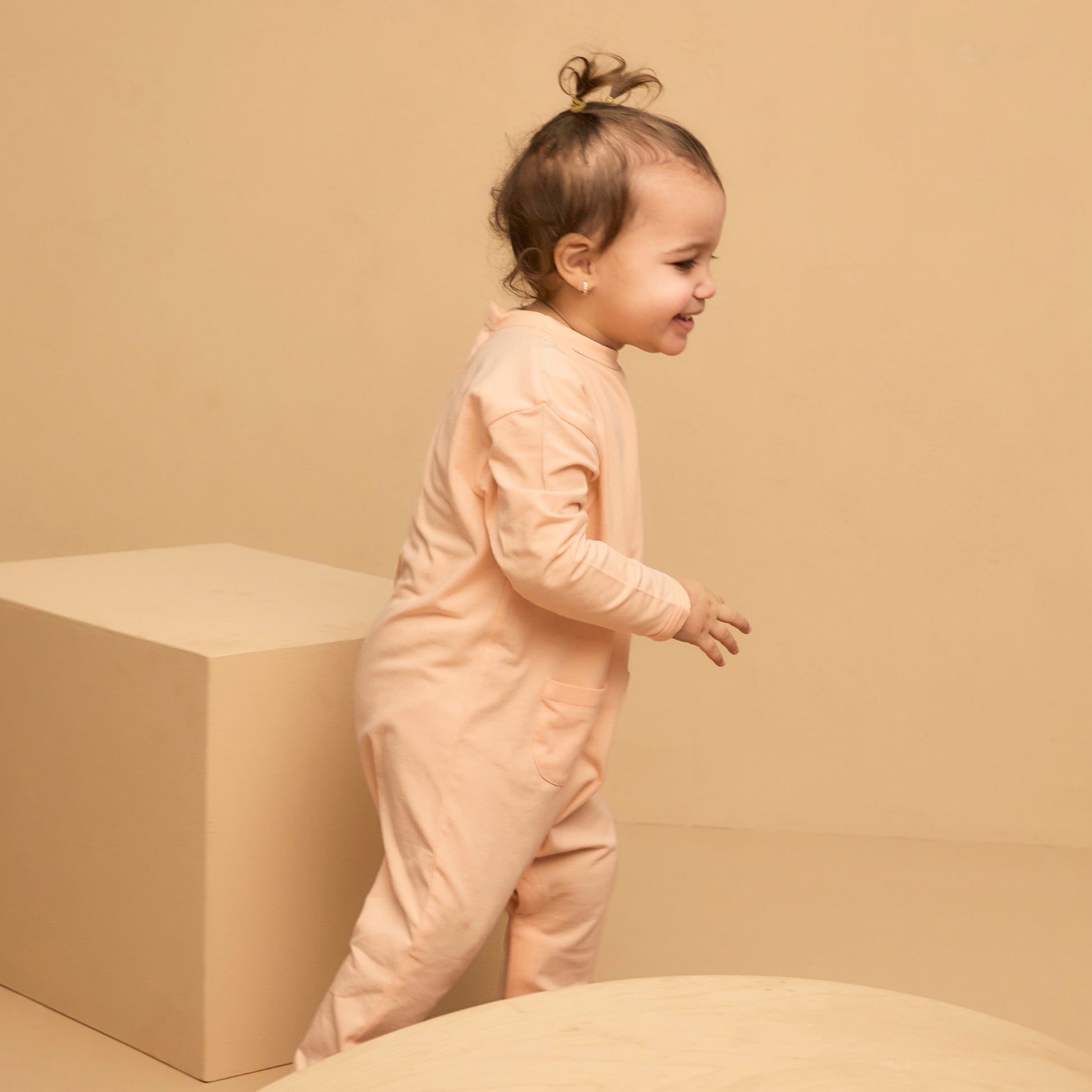 UPF50 onesie - Peachy Summer