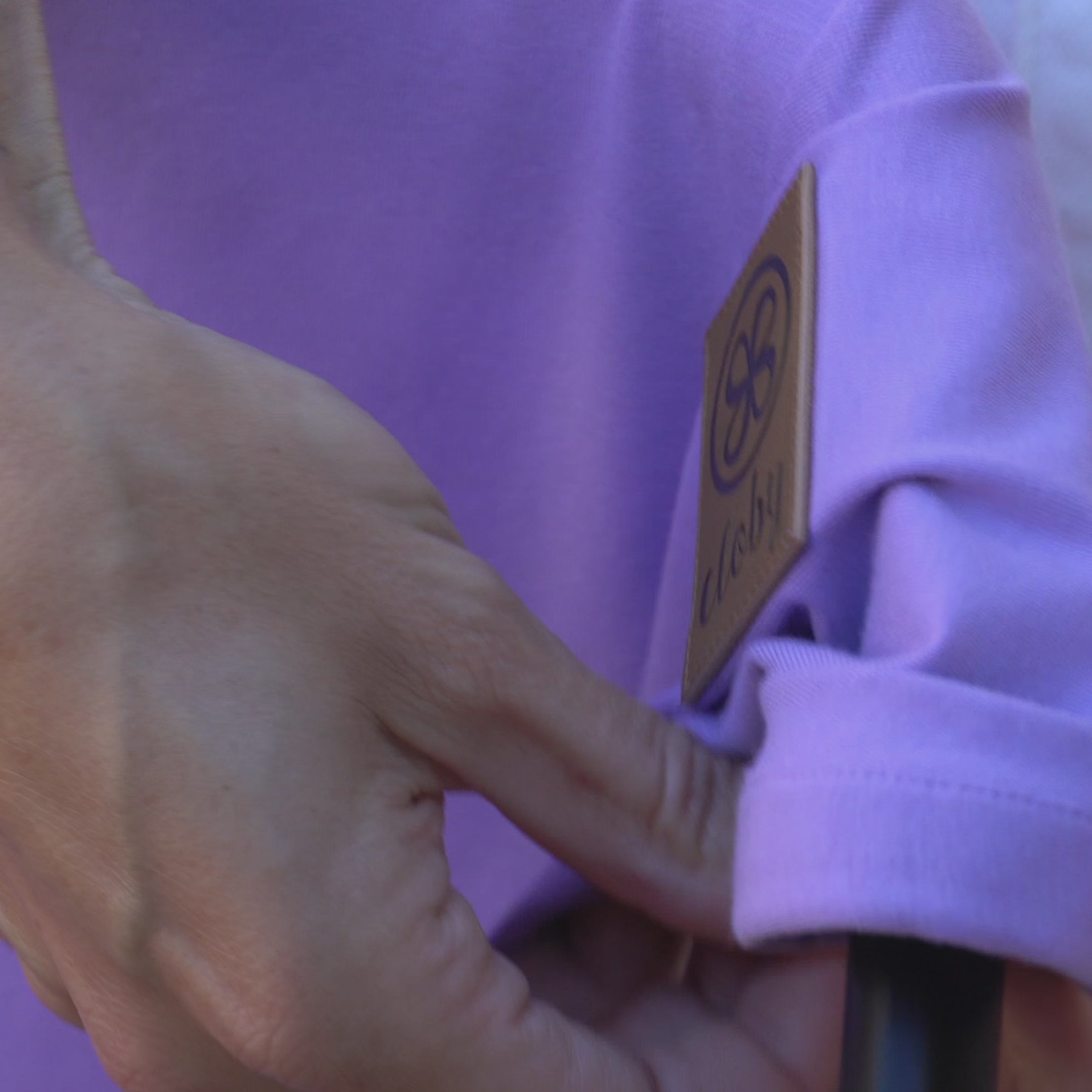 Video laden: UV-Decke in Lavender Bloom – UPF 50+